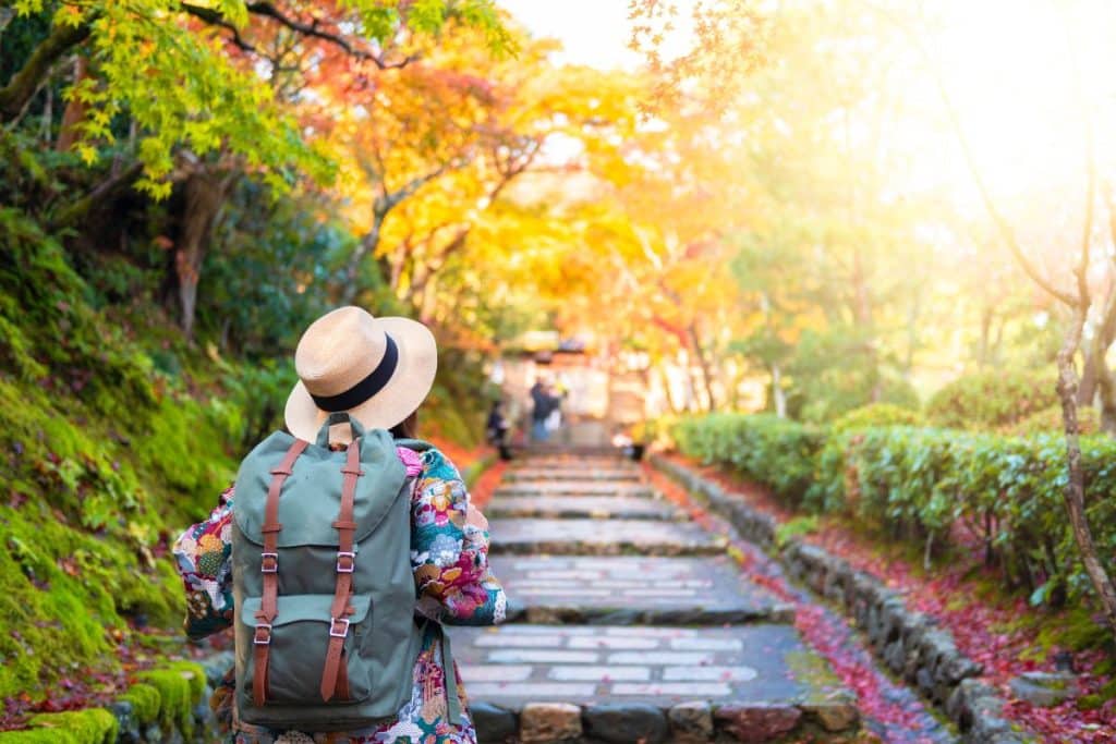 viajero solitario en japón