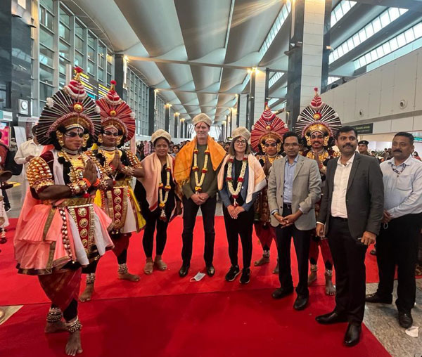 Turismo de Karnataka recibe a los delegados del G20 en Bengaluru, ciudad del sur de la India