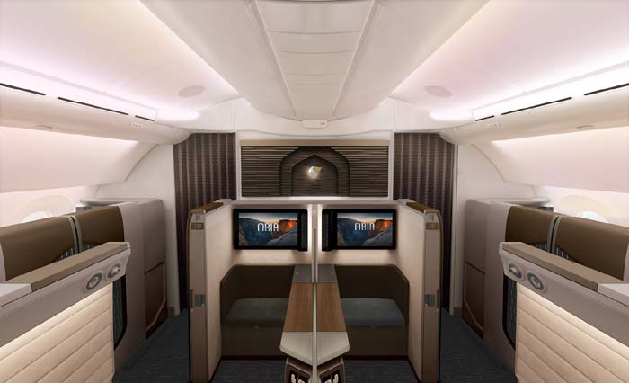Oman Air gana el premio a la mejor primera clase