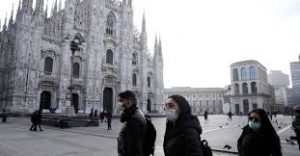 Venecia y Milán, en alerta máxima por la propagación del virus corona