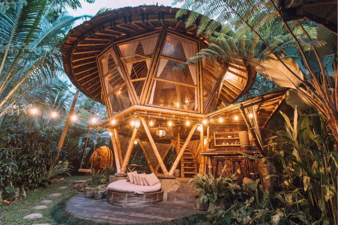 7 increíbles complejos turísticos y casas en los árboles de Bali construidos con bambú